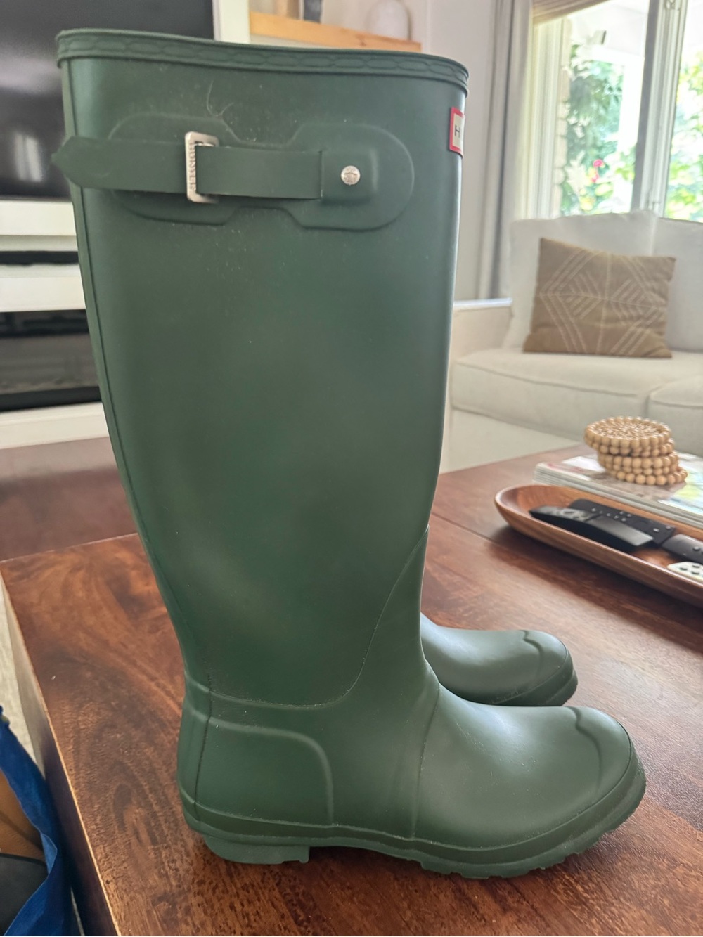HUNTER TALL rain boots HUNTER GREEN - Picture 5 of 7
